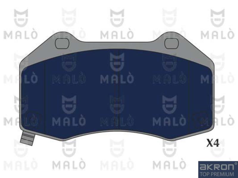 Malo 1051250 Brake Pad Set, disc brake 1051250: Buy near me in Poland at 2407.PL - Good price!