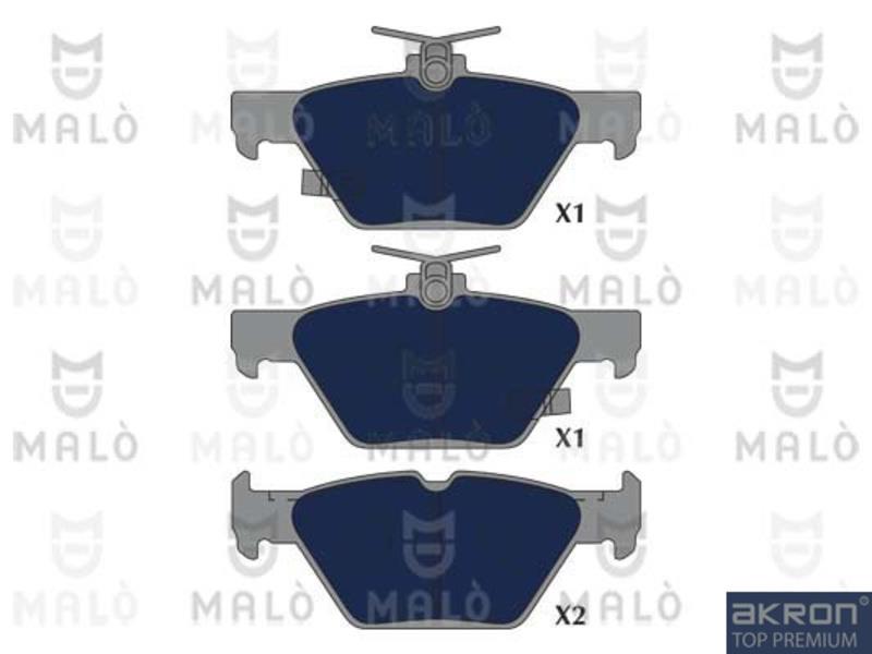 Malo 1051255 Brake Pad Set, disc brake 1051255: Buy near me in Poland at 2407.PL - Good price!