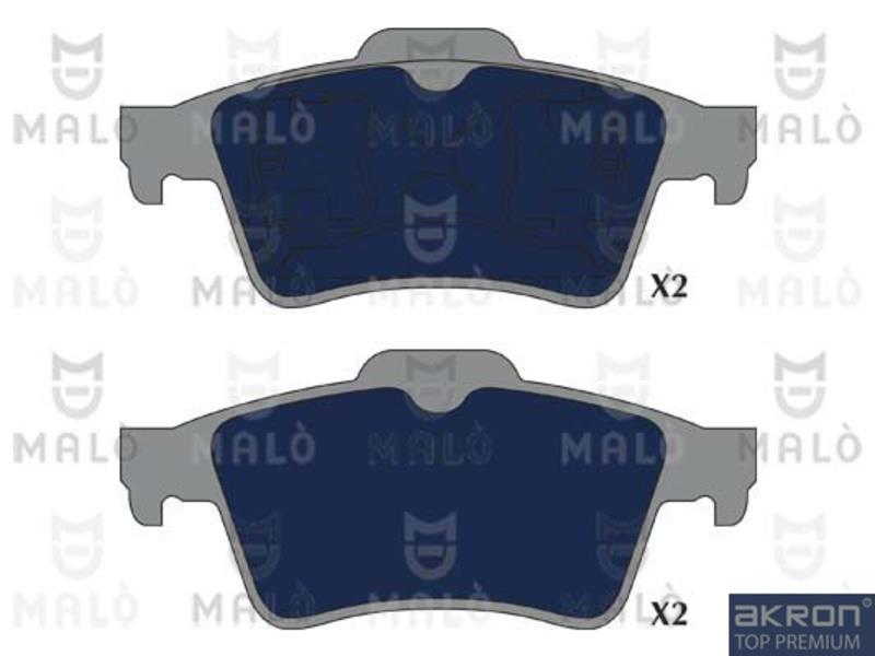 Malo 1051284 Brake Pad Set, disc brake 1051284: Buy near me in Poland at 2407.PL - Good price!