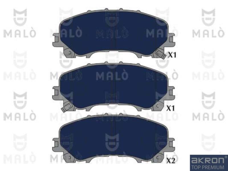 Malo 1051303 Brake Pad Set, disc brake 1051303: Buy near me in Poland at 2407.PL - Good price!