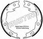 Trusting 253.666 Колодки тормозные стояночного тормоза 253666: Отличная цена - Купить в Польше на 2407.PL!