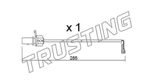 Trusting SU.345 Конт. попер. сигналу, знос гальм. накл. SU345: Приваблива ціна - Купити у Польщі на 2407.PL!