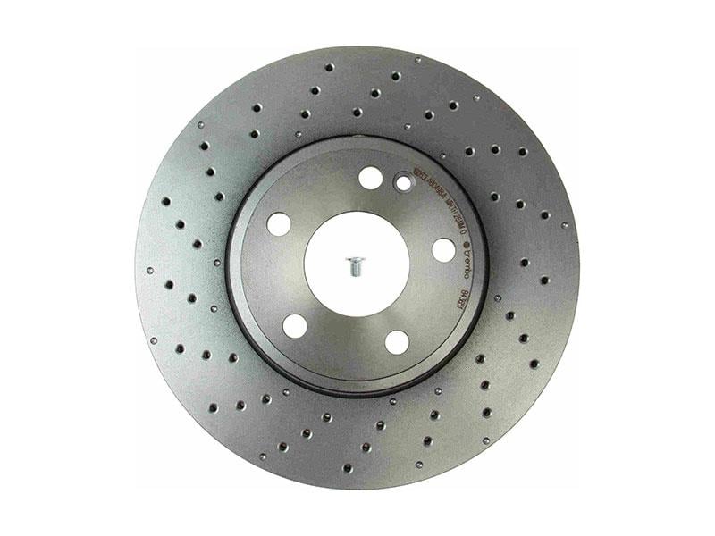 Ventilated brake disc with perforation Brembo 09.B436.51