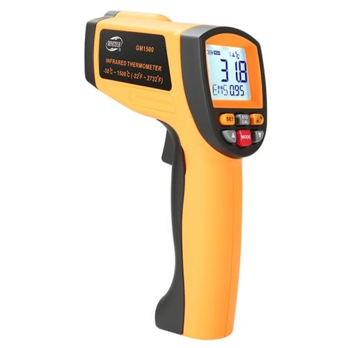 Benetech GM1500 Non-contact infrared thermometer (pyrometer) -30-1500 ° C, 50: 1, EMS 0.1-1 GM1500: Buy near me in Poland at 2407.PL - Good price!