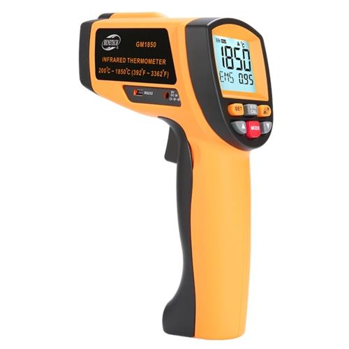Benetech GM1850 Non-contact infrared thermometer (pyrometer), RS232 200-1850 ° C, 80: 1, EMS 0.1-1 GM1850: Buy near me in Poland at 2407.PL - Good price!