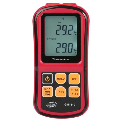 Benetech GM1312 Thermocouple Thermometer -250-1767 ° C GM1312: Buy near me in Poland at 2407.PL - Good price!