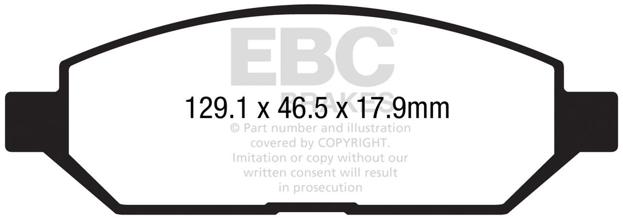 EBC DPX2292 Klocki hamulcowe, zestaw DPX2292: Atrakcyjna cena w Polsce na 2407.PL - Zamów teraz!