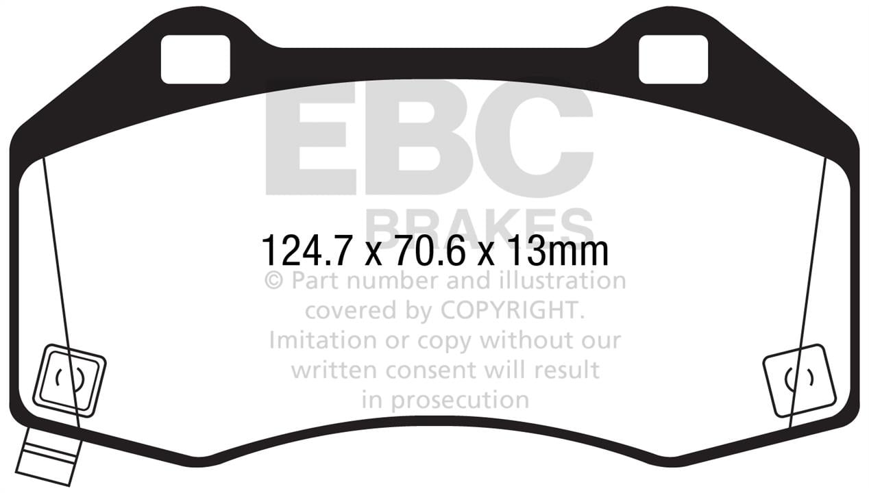 EBC DPX2286 Тормозные колодки дисковые, комплект DPX2286: Купить в Польше - Отличная цена на 2407.PL!