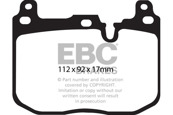EBC DPX2130 Brake Pad Set, disc brake DPX2130: Buy near me in Poland at 2407.PL - Good price!