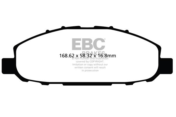 EBC DPX2116 Brake Pad Set, disc brake DPX2116: Buy near me in Poland at 2407.PL - Good price!