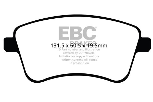 EBC DPX2099 Тормозные колодки дисковые, комплект DPX2099: Отличная цена - Купить в Польше на 2407.PL!