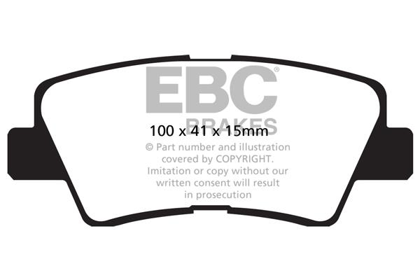 EBC DPX2031 Brake Pad Set, disc brake DPX2031: Buy near me in Poland at 2407.PL - Good price!