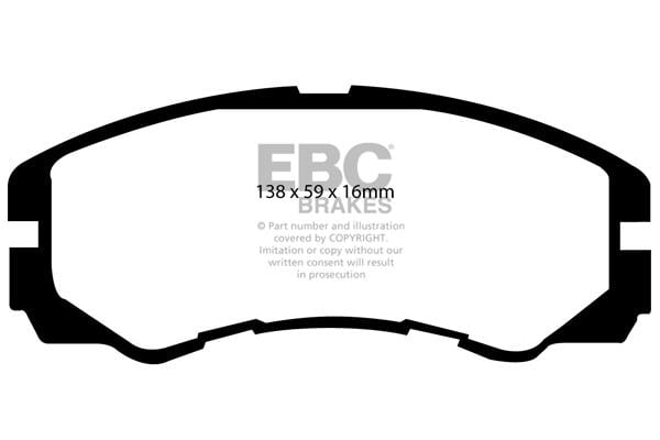EBC DP973 Brake Pad Set, disc brake DP973: Buy near me in Poland at 2407.PL - Good price!