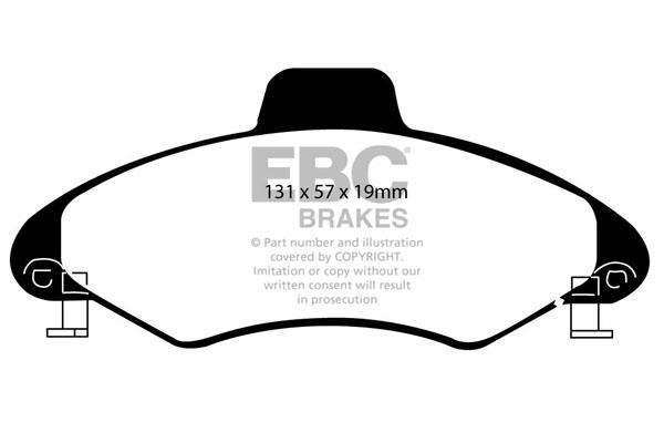 EBC DP837/2 Brake Pad Set, disc brake DP8372: Buy near me in Poland at 2407.PL - Good price!