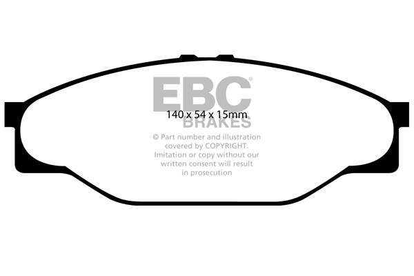 EBC DP787 Brake Pad Set, disc brake DP787: Buy near me in Poland at 2407.PL - Good price!