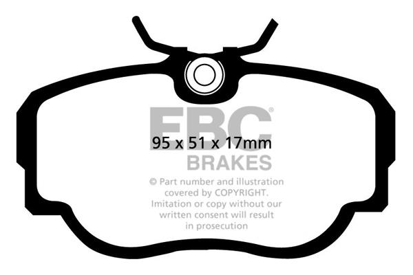 EBC DP779 Brake Pad Set, disc brake DP779: Buy near me in Poland at 2407.PL - Good price!