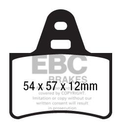 EBC DP573 Brake Pad Set, disc brake DP573: Buy near me in Poland at 2407.PL - Good price!