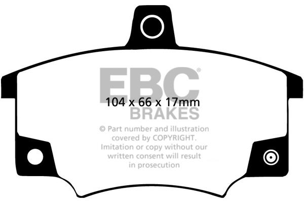 EBC DP420/2 Brake Pad Set, disc brake DP4202: Buy near me in Poland at 2407.PL - Good price!
