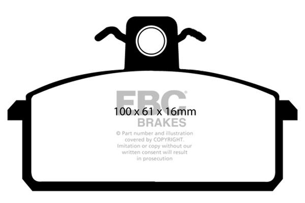 EBC DP410/4 Brake Pad Set, disc brake DP4104: Buy near me in Poland at 2407.PL - Good price!