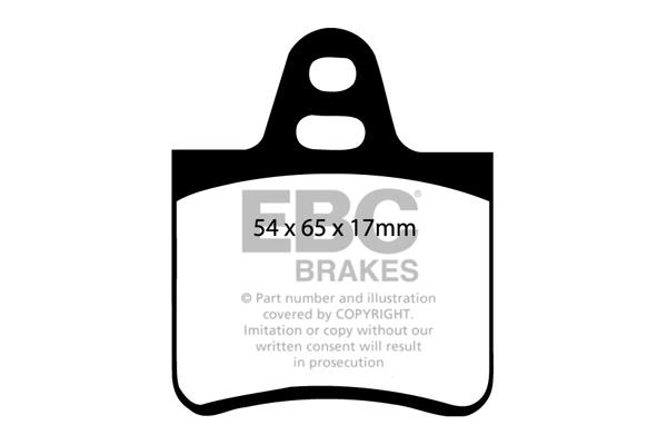 EBC DP350 Brake Pad Set, disc brake DP350: Buy near me in Poland at 2407.PL - Good price!