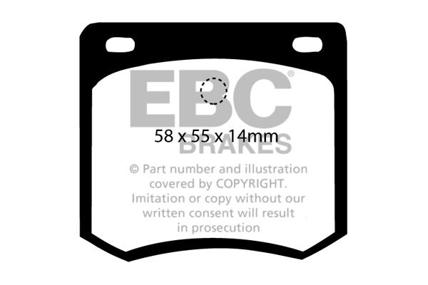 EBC DP331 Тормозные колодки дисковые, комплект DP331: Отличная цена - Купить в Польше на 2407.PL!