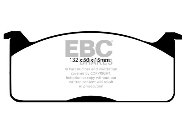 EBC DP321 Brake Pad Set, disc brake DP321: Buy near me in Poland at 2407.PL - Good price!