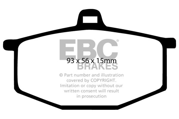 EBC DP284 Brake Pad Set, disc brake DP284: Buy near me at 2407.PL in Poland at an Affordable price!