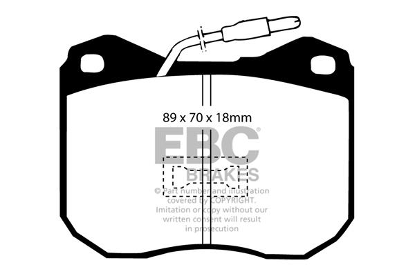 EBC DP239 Brake Pad Set, disc brake DP239: Buy near me in Poland at 2407.PL - Good price!