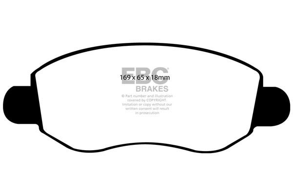 EBC DP1297 Brake Pad Set, disc brake DP1297: Buy near me in Poland at 2407.PL - Good price!