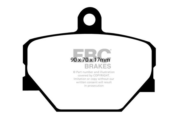 EBC DP1287 Тормозные колодки дисковые, комплект DP1287: Отличная цена - Купить в Польше на 2407.PL!