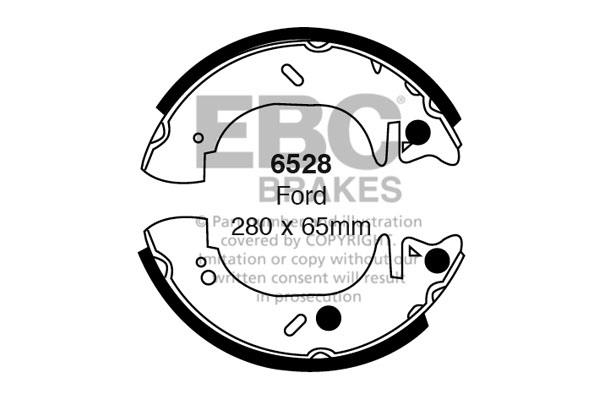 EBC 6528 Brake shoe set 6528: Buy near me in Poland at 2407.PL - Good price!