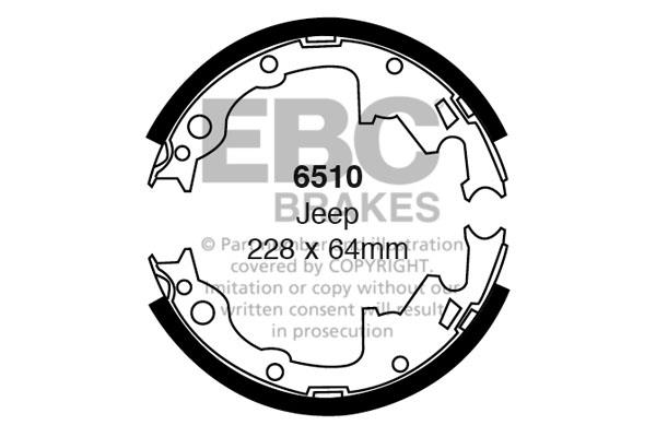 EBC 6510 Bremsbackensatz 6510: Kaufen Sie zu einem guten Preis in Polen bei 2407.PL!