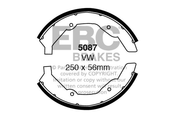 EBC 5087 Bremsbackensatz 5087: Kaufen Sie zu einem guten Preis in Polen bei 2407.PL!