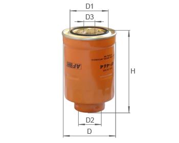 Alpha Filter AF464 Fuel filter AF464: Buy near me in Poland at 2407.PL - Good price!