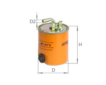 Alpha Filter AF473 Fuel filter AF473: Buy near me at 2407.PL in Poland at an Affordable price!