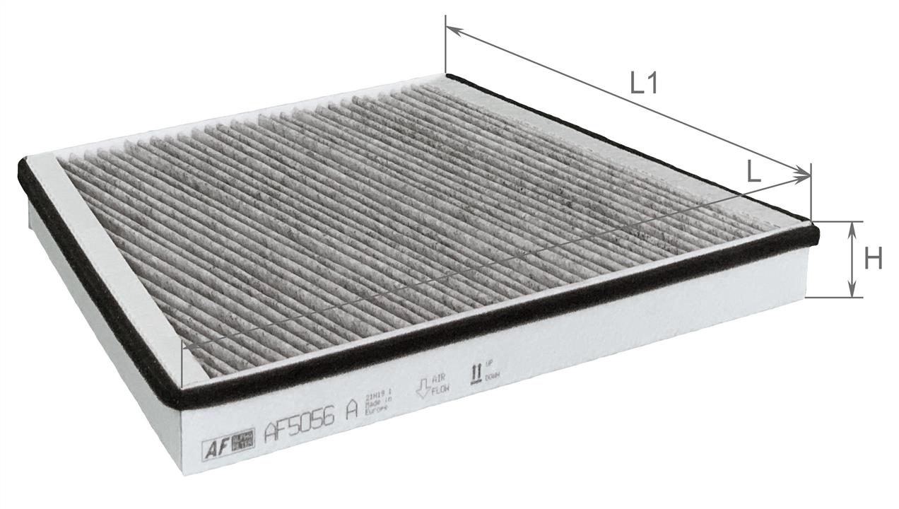 Alpha Filter AF 5056A Filtr kabinowy z węglem aktywnym AF5056A: Dobra cena w Polsce na 2407.PL - Kup Teraz!