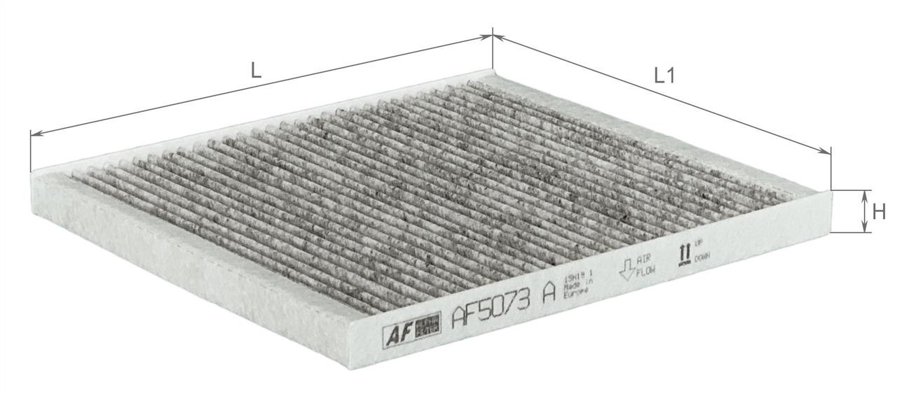 Alpha Filter AF 5073A Filtr kabinowy z węglem aktywnym AF5073A: Dobra cena w Polsce na 2407.PL - Kup Teraz!