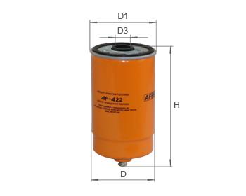 Alpha Filter AF-422 Fuel filter AF422: Buy near me in Poland at 2407.PL - Good price!