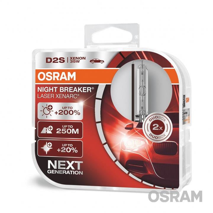 Osram 66240XNL-HCB Xenon lamp Osram Night Breaker Laser Xenarc D2S 42V 35W (2 pcs.) 66240XNLHCB: Buy near me in Poland at 2407.PL - Good price!
