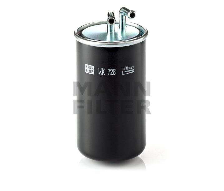 Mann-Filter WK 728 Fuel filter WK728: Buy near me in Poland at 2407.PL - Good price!