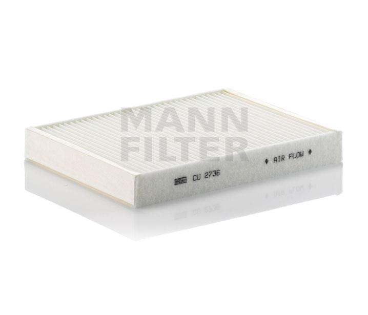 Mann-Filter CU 2736-2 Filter, interior air CU27362: Buy near me in Poland at 2407.PL - Good price!