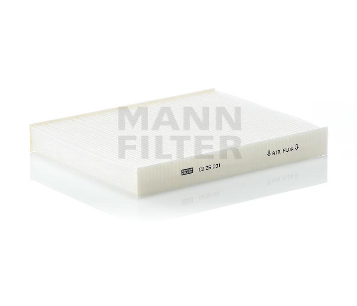 Mann-Filter CU 26 001 Filter, interior air CU26001: Buy near me in Poland at 2407.PL - Good price!