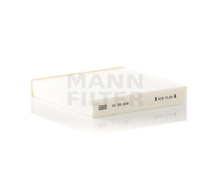 Mann-Filter CU 20 006 Filter, interior air CU20006: Buy near me in Poland at 2407.PL - Good price!