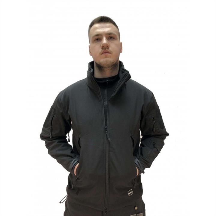 ESDY 3555698-XXL Куртка Soft Shell с прячущимся капюшоном черная XXXL 3555698XXL: Отличная цена - Купить в Польше на 2407.PL!