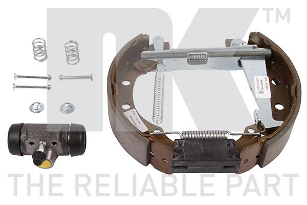NK 449952007 Brake shoes with cylinders, set 449952007: Buy near me in Poland at 2407.PL - Good price!