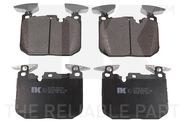 NK 221578 Brake Pad Set, disc brake 221578: Buy near me in Poland at 2407.PL - Good price!
