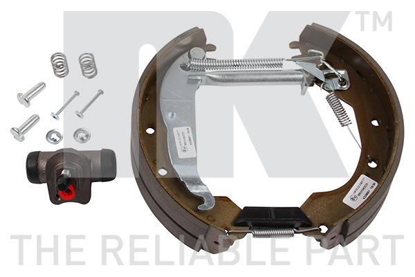 NK 443641001 Brake shoes with cylinders, set 443641001: Buy near me in Poland at 2407.PL - Good price!