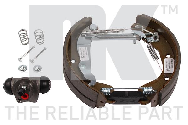 NK 443654002 Szczęki hamulcowe z cylindrami, komplet 443654002: Dobra cena w Polsce na 2407.PL - Kup Teraz!