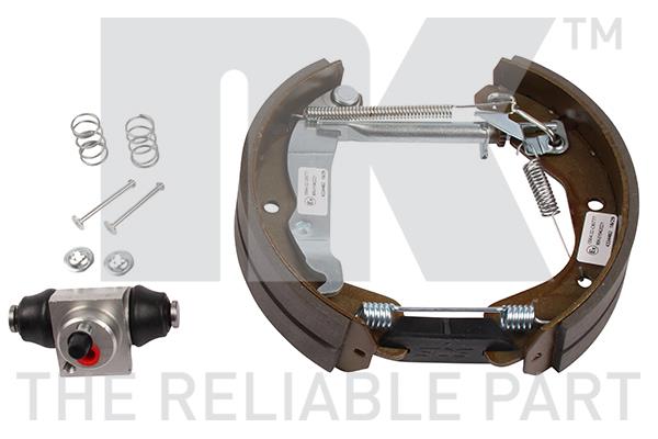 NK 443654003 Brake shoes with cylinders, set 443654003: Buy near me in Poland at 2407.PL - Good price!