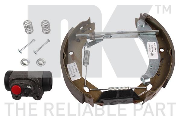 NK 449942703 Brake shoes with cylinders, set 449942703: Buy near me in Poland at 2407.PL - Good price!